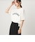 【WEB限定】＜at ease＞ジョーゼット プリント カットソー  吸水速乾