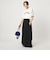 【WEB限定】＜at ease＞ジョーゼット プリント カットソー  吸水速乾