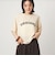 【WEB限定】＜at ease＞ジョーゼット プリント カットソー  吸水速乾