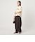 【WEB限定】＜at ease＞ジョーゼット プリント カットソー  吸水速乾