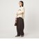 【WEB限定】＜at ease＞ジョーゼット プリント カットソー  吸水速乾