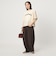 【WEB限定】＜at ease＞ジョーゼット プリント カットソー  吸水速乾