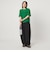 【WEB限定】＜at ease＞ジョーゼット プリント カットソー  吸水速乾
