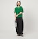 【WEB限定】＜at ease＞ジョーゼット プリント カットソー  吸水速乾