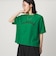 【WEB限定】＜at ease＞ジョーゼット プリント カットソー  吸水速乾