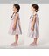 ストライプ ラッフル ワンピース / キッズ 100cm-130cm