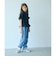 チェック フリル Tシャツ / キッズ 140cm-160cm