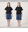 チェック フリル Tシャツ / キッズ 140cm-160cm