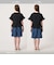 チェック フリル Tシャツ / キッズ 140cm-160cm