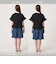 チェック フリル Tシャツ / キッズ 140cm-160cm