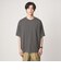 フェード ボーダー クルーネック 半袖 Tシャツ
