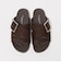 ビッグバックル フラットサンダル