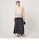 【WEB限定】＜at ease＞ボイル キュロット パンツ