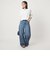 【WEB限定】＜at ease＞ワッフル ヘンリーネック  フラワープリント 5分袖 カットソー