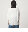 【WEB限定】＜at ease＞ワッフル ヘンリーネック  フラワープリント 5分袖 カットソー
