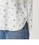 【WEB限定】＜at ease＞ワッフル ヘンリーネック  フラワープリント 5分袖 カットソー