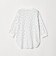 【WEB限定】＜at ease＞ワッフル ヘンリーネック  フラワープリント 5分袖 カットソー