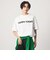 ヘムギャザー ロゴ Tシャツ