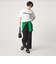 ヘムギャザー ロゴ Tシャツ