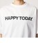 ヘムギャザー ロゴ Tシャツ