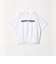 ヘムギャザー ロゴ Tシャツ