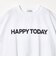 ヘムギャザー ロゴ Tシャツ