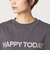 ヘムギャザー ロゴ Tシャツ