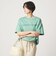 ヘムギャザー ロゴ Tシャツ