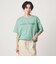 ヘムギャザー ロゴ Tシャツ
