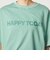 ヘムギャザー ロゴ Tシャツ