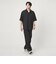 Dot Air ボックス レギュラーカラー 半袖 シャツ -ストレッチ-