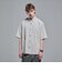 Dot Air ボックス レギュラーカラー 半袖 シャツ -ストレッチ-
