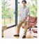 Dot Air ボックス レギュラーカラー 半袖 シャツ -ストレッチ-