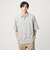 Dot Air ボックス レギュラーカラー 半袖 シャツ -ストレッチ-