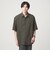 Dot Air ボックス レギュラーカラー 半袖 シャツ -ストレッチ-