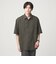 Dot Air ボックス レギュラーカラー 半袖 シャツ -ストレッチ-
