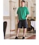 ドルマンスリーブ クルーネック 半袖Tシャツ -UVカット・接触冷感・遮熱-