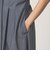 ［size SHORTあり］シャツ襟 フィット＆フレア タック ショートスリーブ ワンピース