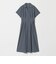 ［size SHORTあり］シャツ襟 フィット＆フレア タック ショートスリーブ ワンピース