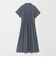 ［size SHORTあり］シャツ襟 フィット＆フレア タック ショートスリーブ ワンピース