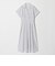 ［size SHORTあり］シャツ襟 フィット＆フレア タック ショートスリーブ ワンピース