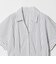 ［size SHORTあり］シャツ襟 フィット＆フレア タック ショートスリーブ ワンピース