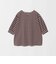 フォルム スリーブ ボーダー Tシャツ