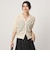 スパンコール ラメ Vネック ニット カーディガン