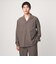 SHIELDRY フライフロント 長袖 オープンカラー シャツ -伸縮性・UVカット・遮熱-