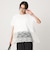 【WEB限定】＜at ease＞イレヘム レース ドッキング ショートスリーブ カットソー