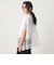 【WEB限定】＜at ease＞イレヘム レース ドッキング ショートスリーブ カットソー