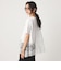 【WEB限定】＜at ease＞イレヘム レース ドッキング ショートスリーブ カットソー
