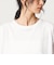 【WEB限定】＜at ease＞イレヘム レース ドッキング ショートスリーブ カットソー