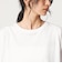 【WEB限定】＜at ease＞イレヘム レース ドッキング ショートスリーブ カットソー